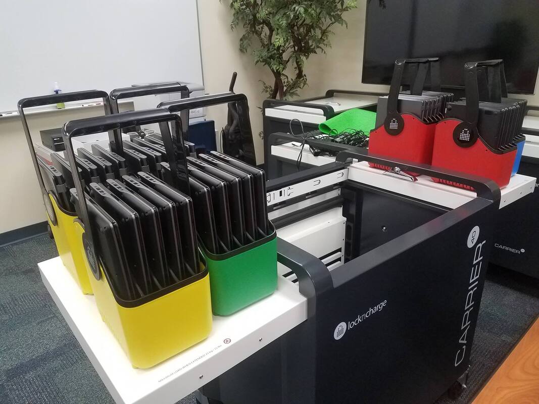 Chromebooks available for students at Deer Valley Academy